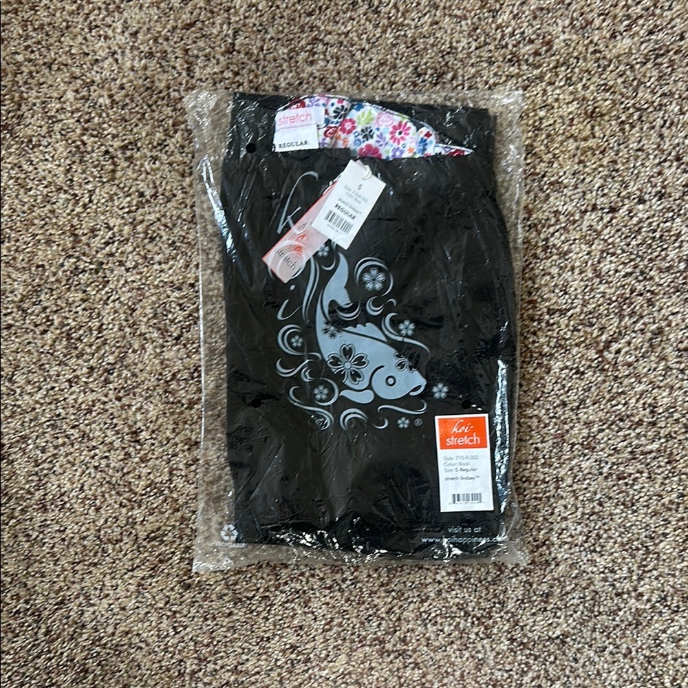 Koi Stretch Black Scrub Pants